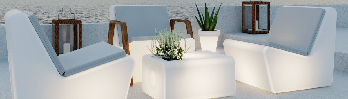 Lámpara de mesa para exterior sin cables Sardinia 40 New Garden