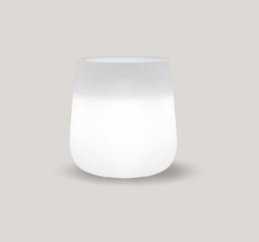 Maceta redonda con luz CAMELIA 40