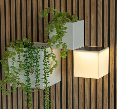 PACK 4 LÁMPARA ARBOTANTE CON CARGA SOLAR WALLY  12X12