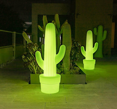 LÁMPARA DE PIE KAKTUS BLANCO TRANSLÚCIDO