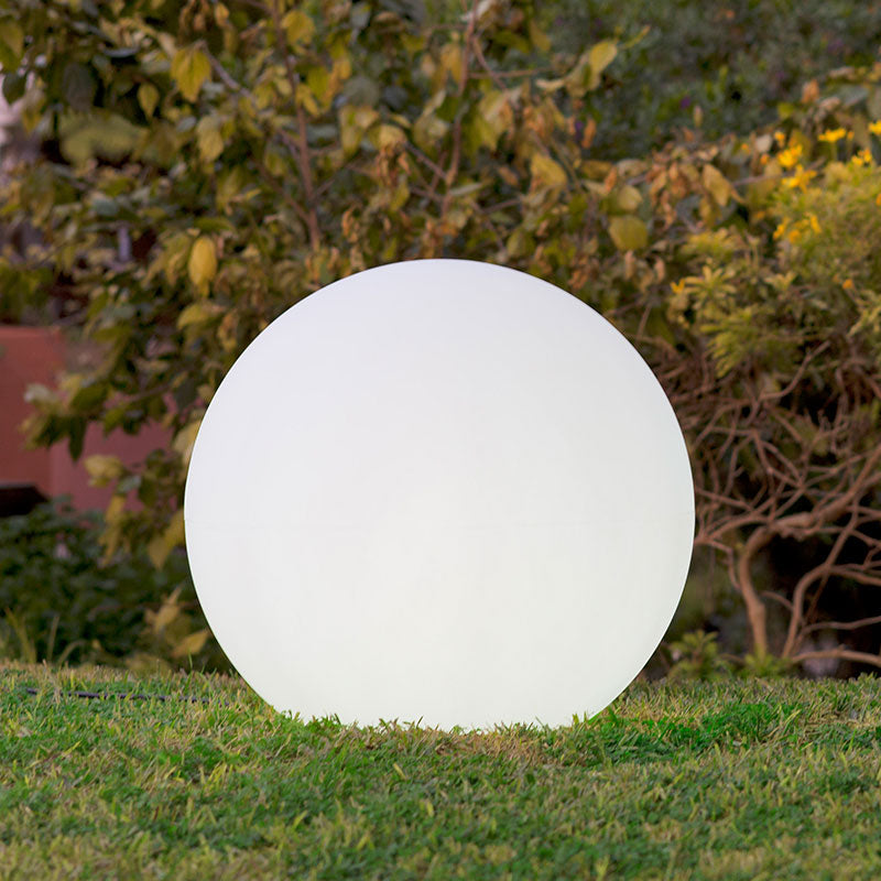 bola esfera con luz led RGBW, bateria recargable, varios tamaños